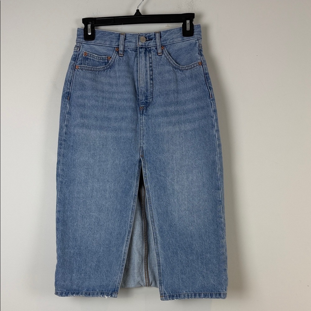 Denim Forum The 90's Halle Skirt Size 25 - Picture 2 of 8